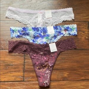 3 Auden Thong Panties